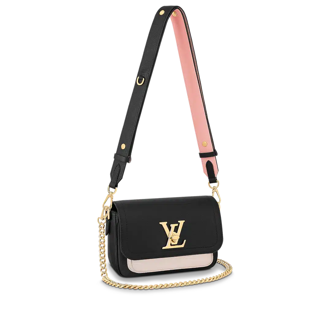 LOUIS VUITTON LOCKME TENDER 19CM BLACK M58557