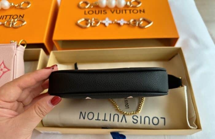 Alternative view of LOUIS VUITTON MINI POCHETTE ACCESSOIRES BLACK M80732