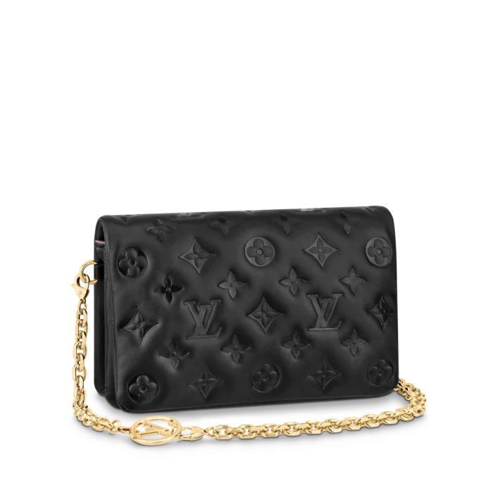 LOUIS VUITTON POCHETTE COUSSIN BLACK M80742