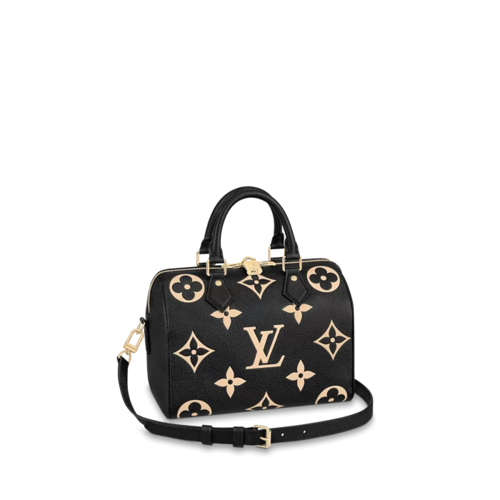 LOUIS VUITTON SPEEDY BANDOULIÈRE 25 BAG BLACK M58947