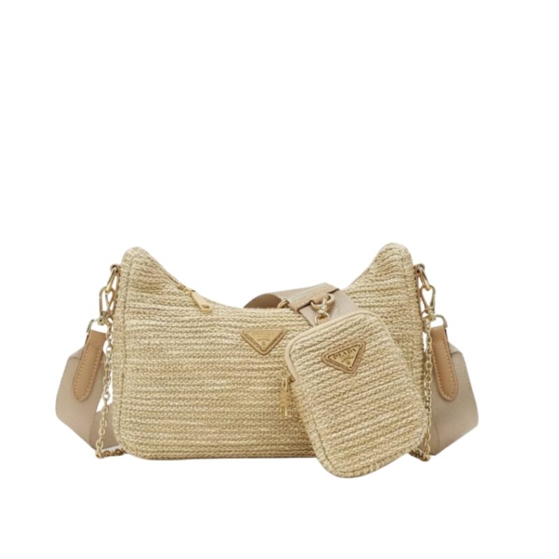 Prada Re-Edition 2005 Raffia Bag Tan 1Bh2042A2Tf0018Vv9L
