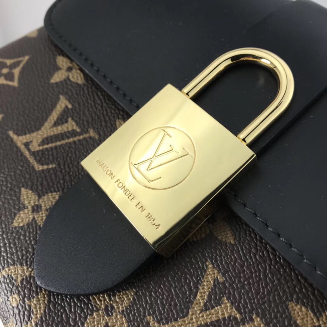 LOUIS VUITTON LOCKY BB BLACK M44141 - Image 6