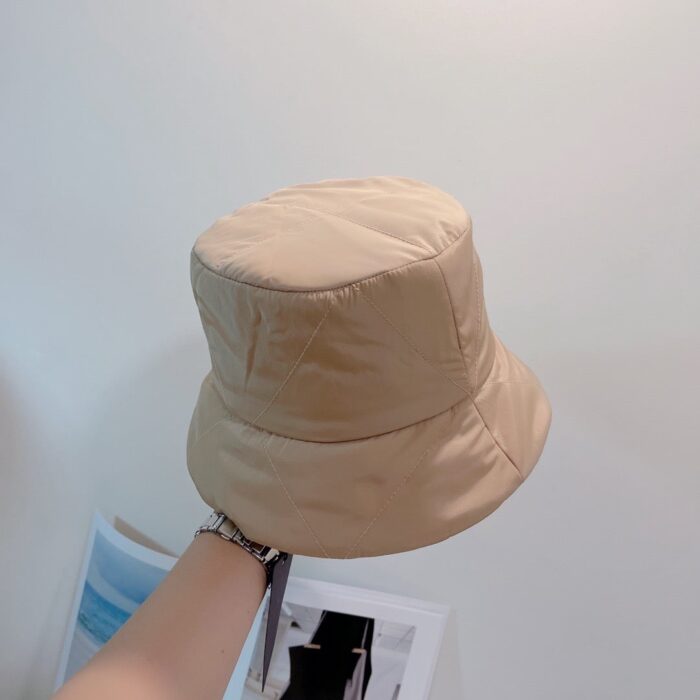 Alternative view of PRADA PADDED RENYLON BUCKET HAT BEIGE