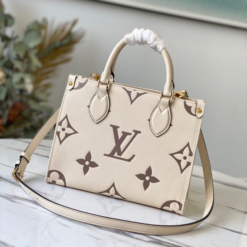 Alternative view of LOUIS VUITTON ONTHEGO PM MONOGRAM EMPREINTE CREAM 25CM M45654