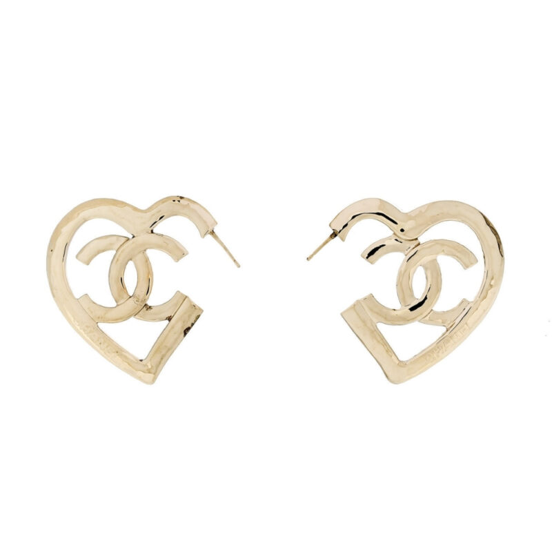 CHANEL EARRINGS IN GOLD METAL AB7894 B07713 NG966