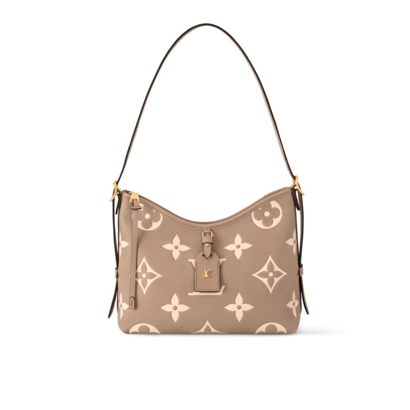LOUIS VUITTON CARRYALL PM CRÈME BEIGE 29CM M47180