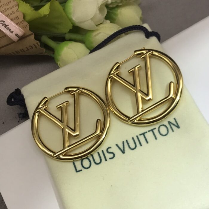 Alternative view of LOUIS VUITTON LOUISE HOOP EARRINGS M64288