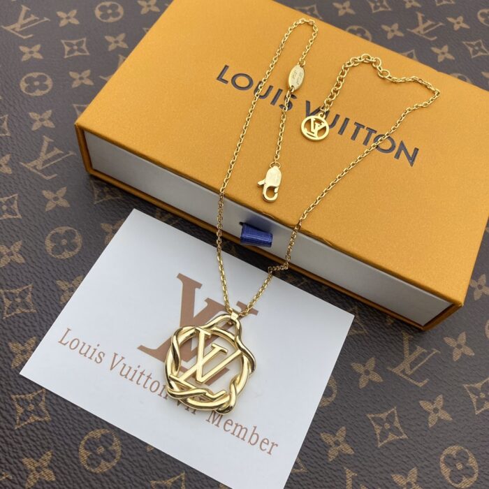 Alternative view of LOUIS VUITTON GARDEN LOUISE GOLD NECKLACE