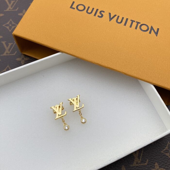 Alternative view of LOUIS VUITTON IDYLLE BLOSSOM LV EAR STUD GOLD EARRINGS Q96495
