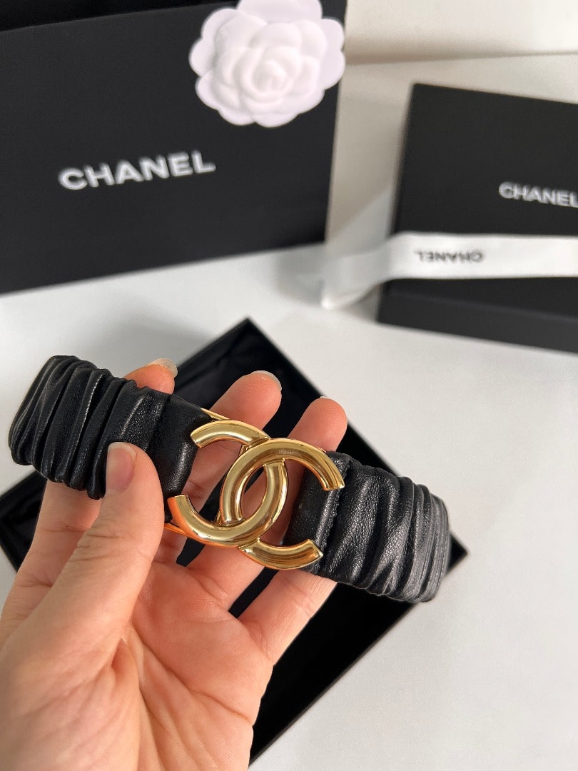 CHANEL CC GOLD BELT 30MM - Image 6