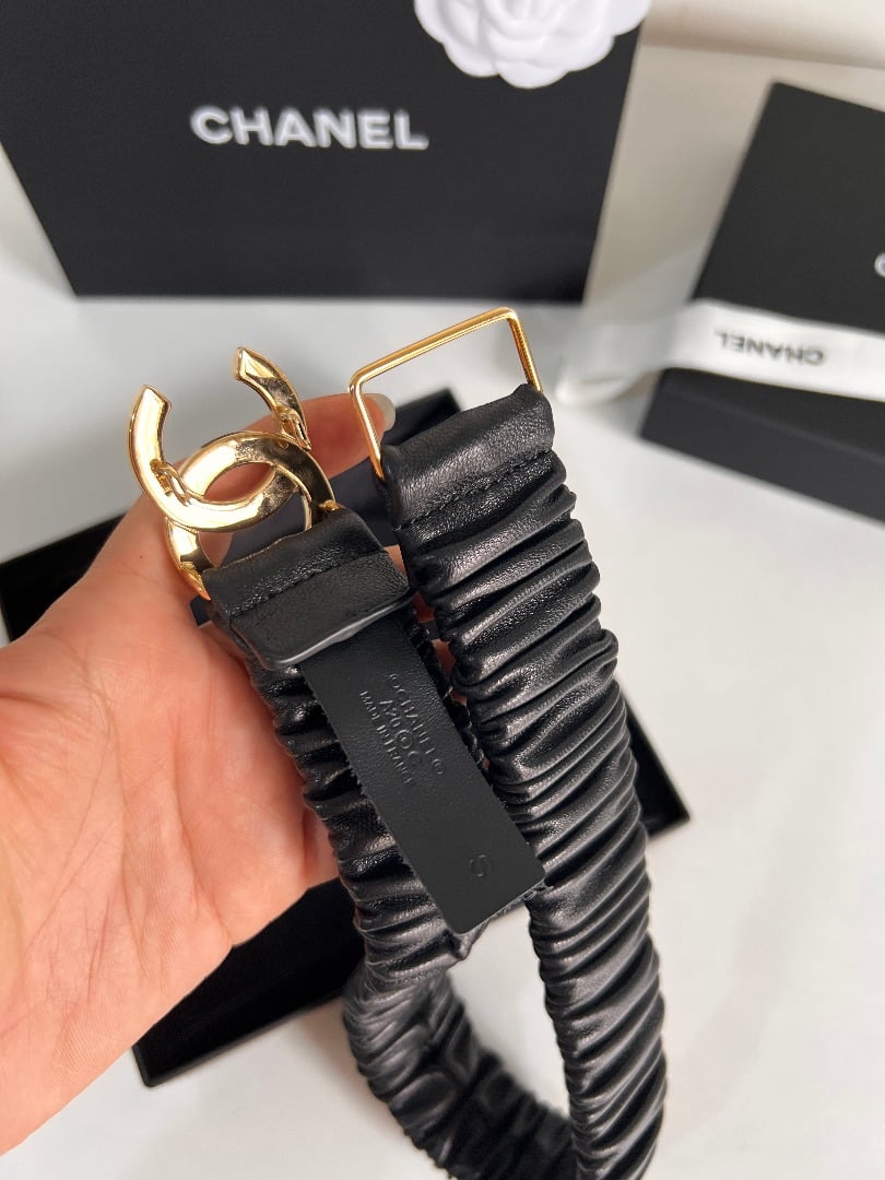 CHANEL CC GOLD BELT 30MM - Image 3