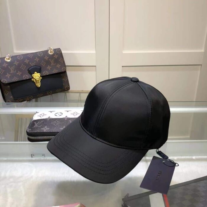 Alternative view of PRADA RENYLON BASEBALL CAP BLACK