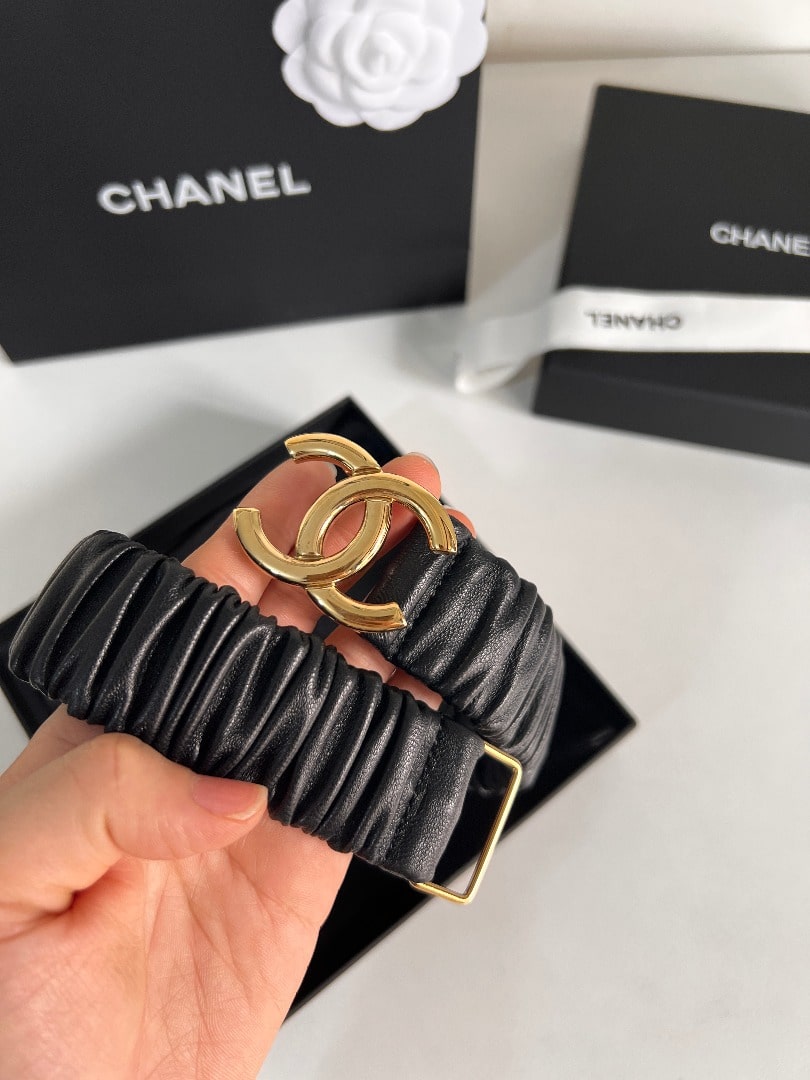 CHANEL CC GOLD BELT 30MM - Image 5