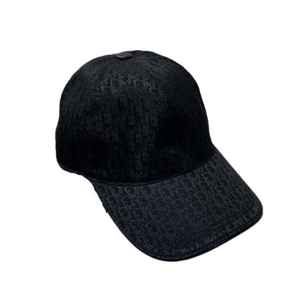 DIOR OBLIQUE JACQUARD CAP BLACK