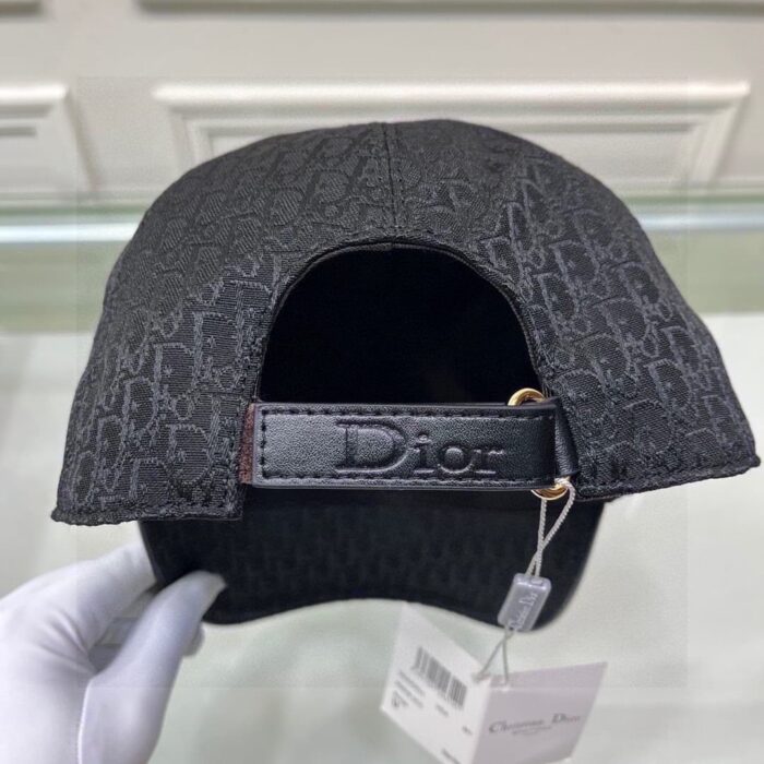 Alternative view of DIOR OBLIQUE JACQUARD CAP BLACK