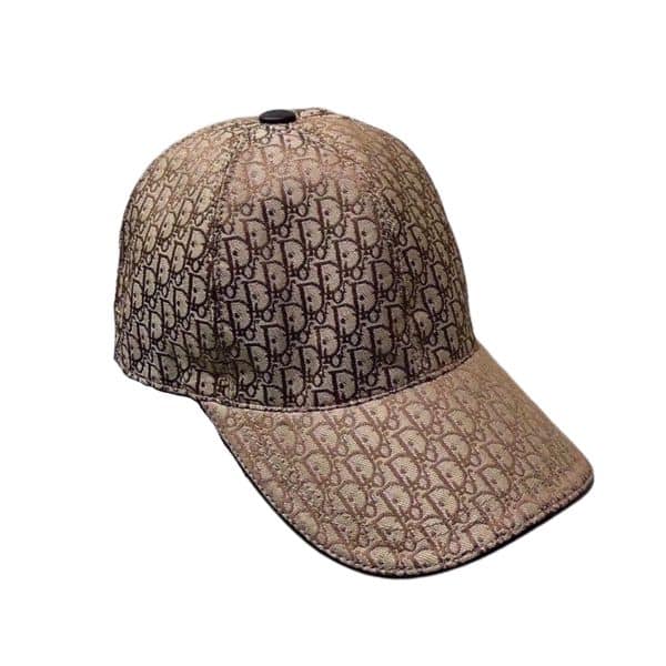 DIOR OBLIQUE JACQUARD CAP BROWN