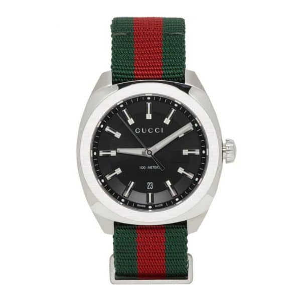 GUCCI GG2570 WATCH BLACK DIAL 41MM ‎446009 I1820 8652