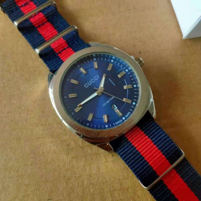 Alternative view of GUCCI GG2570 WATCH BLUE DIAL 38MM 446008 I1820 8461