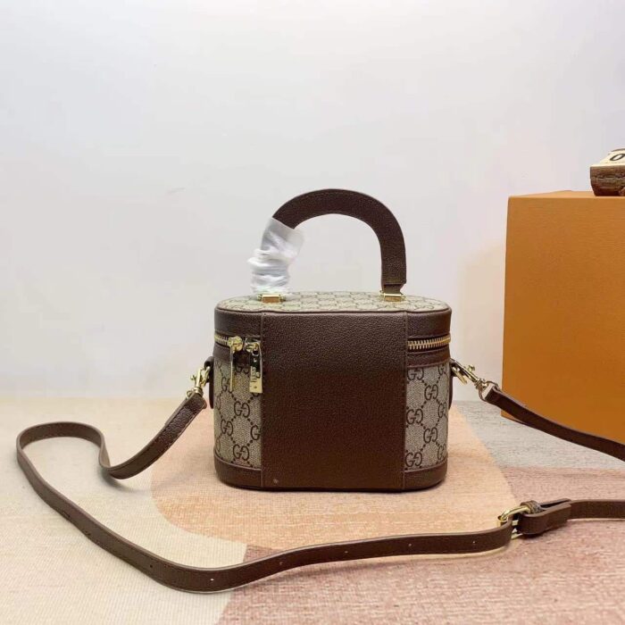 Alternative view of GUCCI BEIGE GG SUPREME OPHIDIA COSMETIC CASE 21CM 627463 96IWG 8745