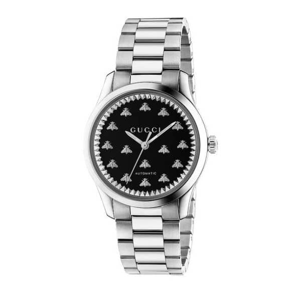 GUCCI G TIMELESS AUTOMATIC BLACK DIAL 38MM YA126283