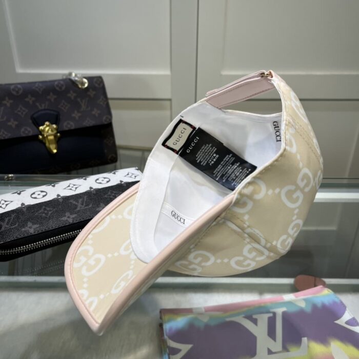Alternative view of GUCCI GG MONOGRAM BASEBALL CAP BEIGE