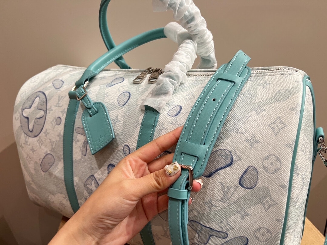 LOUIS VUITTON KEEPALL BANDOULIERE TRAVEL BAG 46CM M22570 - Image 2