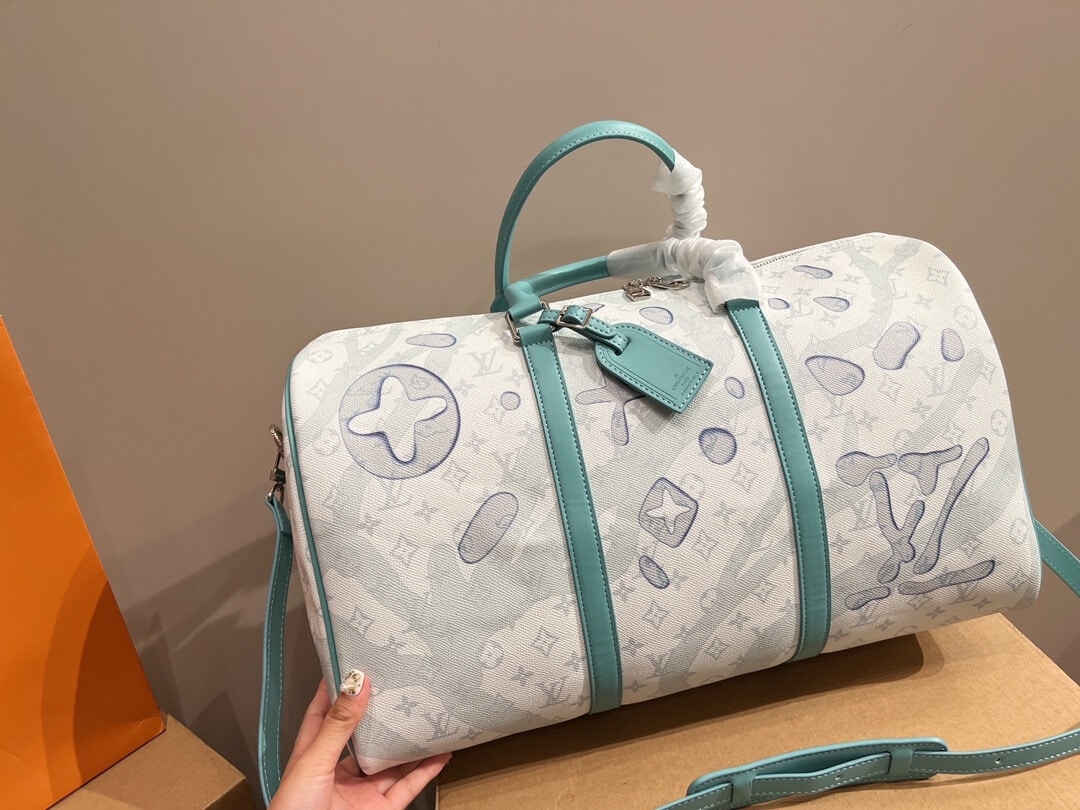 LOUIS VUITTON KEEPALL BANDOULIERE TRAVEL BAG 46CM M22570 - Image 4