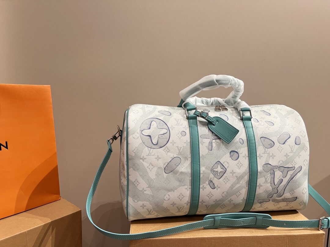 LOUIS VUITTON KEEPALL BANDOULIERE TRAVEL BAG 46CM M22570 - Image 5