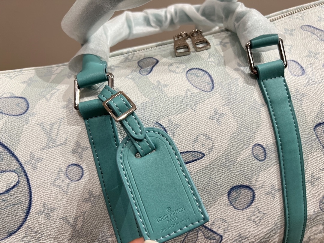 LOUIS VUITTON KEEPALL BANDOULIERE TRAVEL BAG 46CM M22570 - Image 6