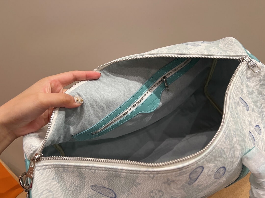 LOUIS VUITTON KEEPALL BANDOULIERE TRAVEL BAG 46CM M22570 - Image 8