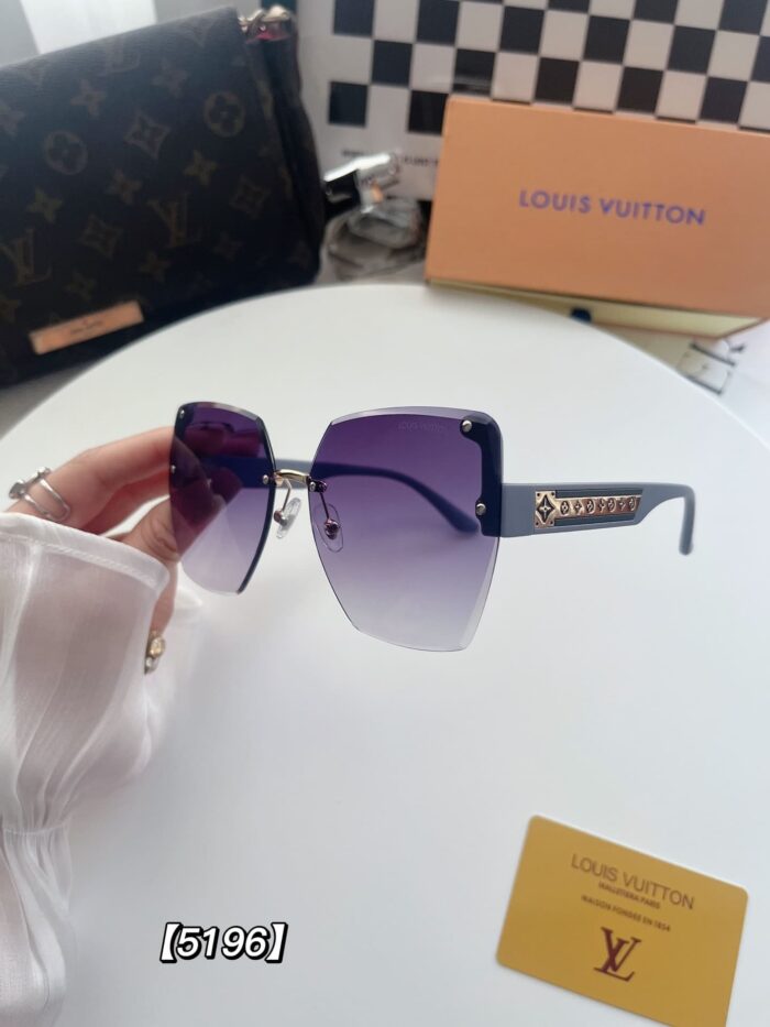 Alternative view of LOUIS VUITTON RIMLESS GRADIENT GRAY SUNGLASSES