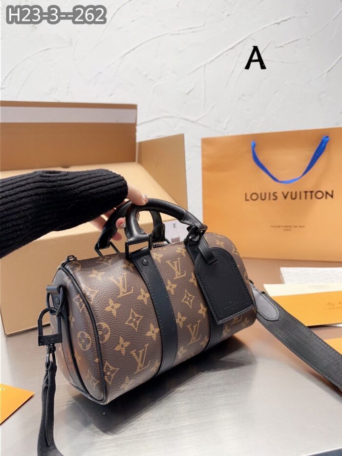 Alternative view of LOUIS VUITTON KEEPALL BANDOULIÈRE 25 BROWN M46271