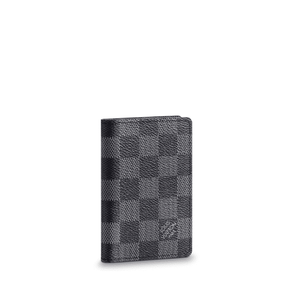 LOUIS VUITTON POCKET ORGANIZER DAMIER GRAPHITE CANVAS 11CM N63143