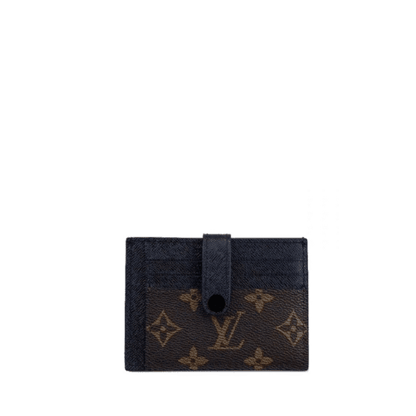 LOUIS VUITTON MULTI CARD HOLDER WALLETS BLACK AND BROWN 11CM M66532