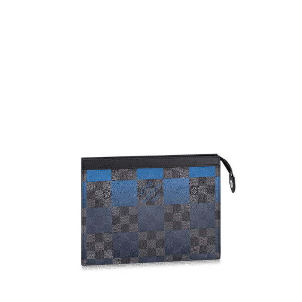 LOUIS VUITTON DISCOVERY POCHETTE DAMIER GRAPHITE GIANT CLUTCH 27CM N60412