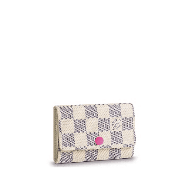 LOUIS VUITTON 6 KEY HOLDER DAMIER AZUR 10CM N61745