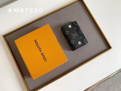 Alternative view of LOUIS VUITTON DISCOVERY COMPACT WALLET BLACK 9CM M67630