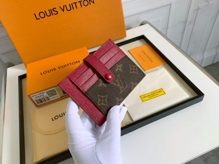 Alternative view of LOUIS VUITTON MULTI CARD HOLDER WALLETS DARK PINK 11CM M66532