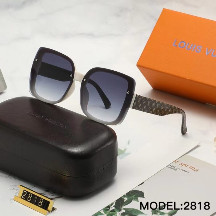 Alternative view of LOUIS VUITTON GRADIENT WHITE SQUARE SUNGLASSES