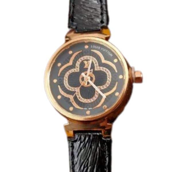 LOUIS VUITTON TAMBOUR MOON DIVINE BLACK DIAL 41MM