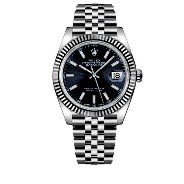 ROLEX DATEJUST JUBILEE CHAMPAGNE BLACK 36MM 126334 0002