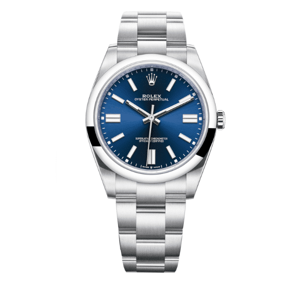 ROLEX OYSTER PERPETUAL NAVY BLUE 41MM 124300 0003