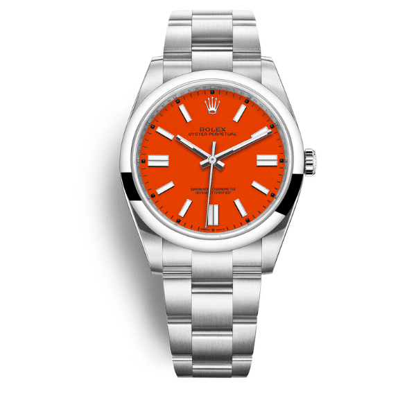 ROLEX OYSTER PERPETUAL RED 36MM 124300