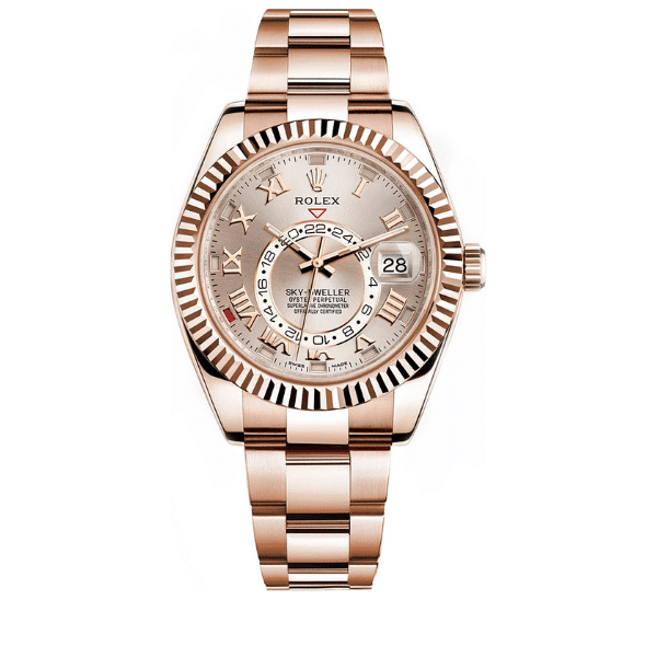 ROLEX OYSTER PERPETUAL WATCH 42MM EVEROSE GOLD 326935