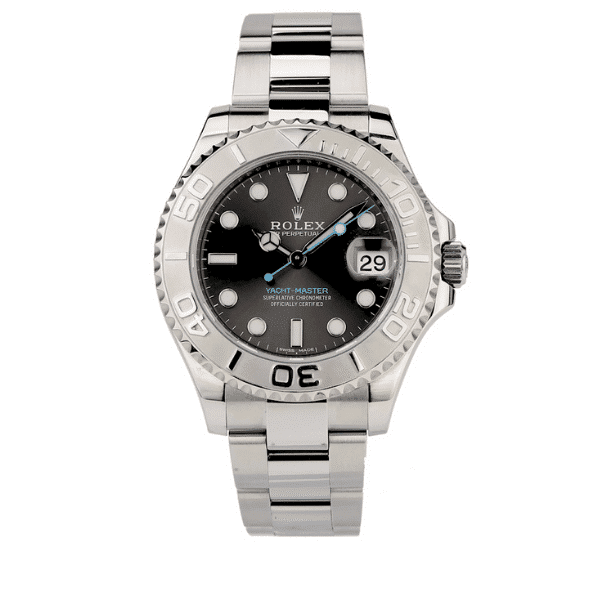 ROLEX YACHT MASTER 37MM BLACK DIAL 126622 0001