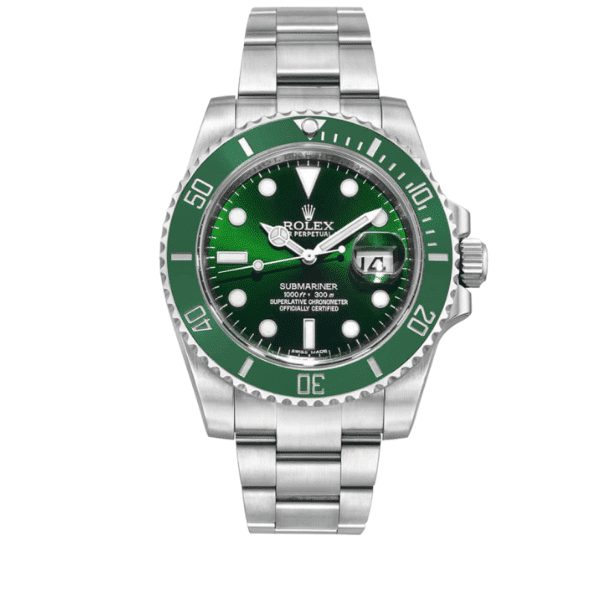 ROLEX SUBMARINER DATE GREEN DIAL 40MM 116610LV 0002