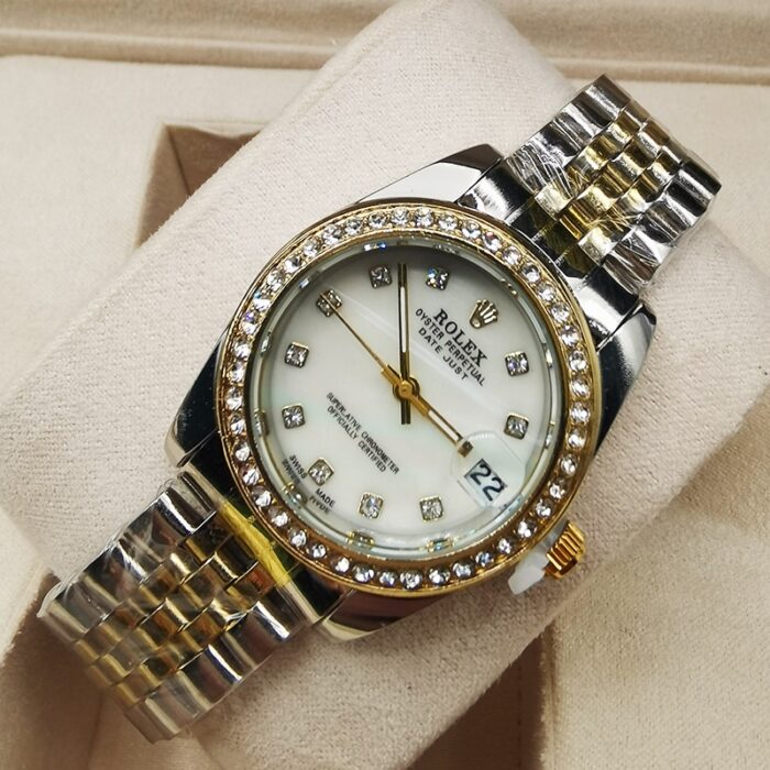 Alternative view of ROLEX LADY DATEJUST DEMI WHITE 31MM 278383RBR 0020