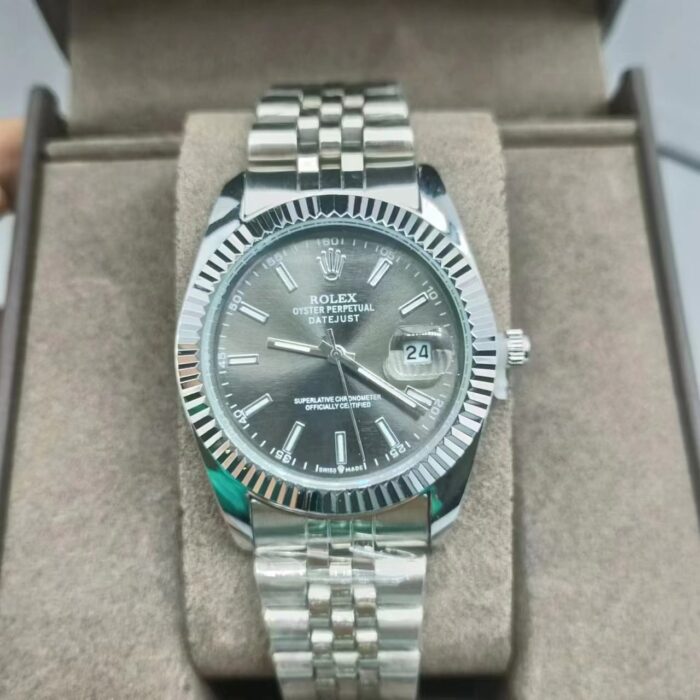 Alternative view of ROLEX DATEJUST JUBILEE CHAMPAGNE BLACK 36MM 126334 0002