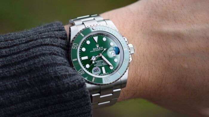 Alternative view of ROLEX SUBMARINER DATE GREEN DIAL 40MM 116610LV 0002