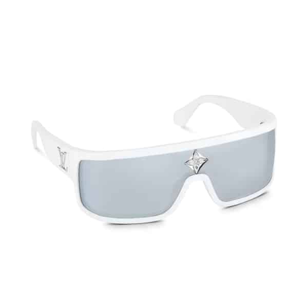 LOUIS VUITTON CYCLONE SPORT MASK SUNGLASSES WHITE Z1742U
